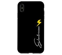 Custodia per iPhone XS Max Elettricista con fulmine