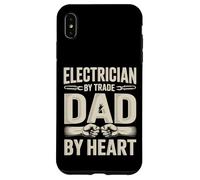 Custodia per iPhone XS Max Elettricista di professione Dad By Heart Festa del papà