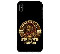 Custodia per iPhone XS Max Elmo Centurione Romano Forza Onore Antica Roma 753 AC