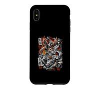 Custodia per iPhone XS Max Ember E Tempesta Fenice Drago Caos Equilibrio