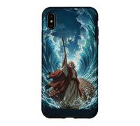 Custodia per iPhone XS Max Epic Japanese Anime Christian Bible - Moses Parting The Sea
