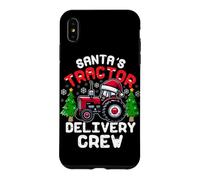 Custodia per iPhone XS Max Equipaggio di consegna del trattore di Babbo Natale
