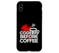 Custodia per iPhone XS Max ER Nurse Code 99 Before Coffee Medical Humor