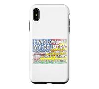 Custodia per iPhone XS Max Ero fedele al mio paese