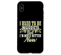 Custodia per iPhone XS Max Ero sposato ma ora sto molto meglio