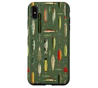 Custodia per iPhone XS Max Esca da pesca vintage per pescatori e pescatori