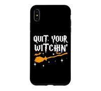 Custodia per iPhone XS Max Esci dal tuo gioco di parole di Halloween Witchin Esci dalla tua strega