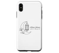 Custodia per iPhone XS Max Estetica della lanterna lunare del mese sacro islamico di Ramadan Mubarak