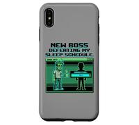 Custodia per iPhone XS Max Expecting Dad Gamer New Boss Sleep Schedule