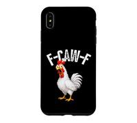 Custodia per iPhone XS Max F-Caw-F Funny Chicken Hilarious Rooster Meme Graphic Tee