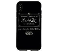Custodia per iPhone XS Max Fantastic Beasts and Where to Find Them Magic To Work Here