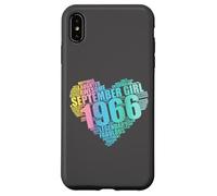 Custodia per iPhone XS Max Fantastica ragazza del settembre 1966 leggendaria e favolosa 60° cuore