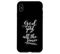 Custodia per iPhone XS Max Fede cristiana Dio è buono tutto il tempo