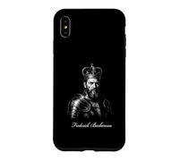 Custodia per iPhone XS Max Federico Barbarossa Medievale Re Imperatore Ritratto