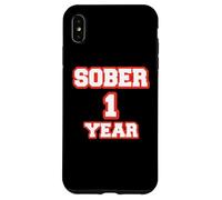 Custodia per iPhone XS Max Felice Sobriety 1 Anno Cool Anniversary Red Sobriety