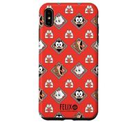 Custodia per iPhone XS Max Felix the Cat Lunar New Year Triangle All Over Print