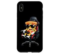 Custodia per iPhone XS Max Fetta divertente del livello dell'alimento della sedia di gioco del controller del giocatore della