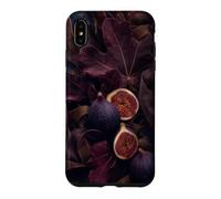 Custodia per iPhone XS Max Fichi di velluto e foglie d'ombra