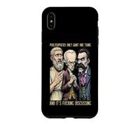 Custodia per iPhone XS Max Filosofia divertente cazzo discutere filosofi