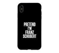 Custodia per iPhone XS Max Fingere Im Franz Schubert