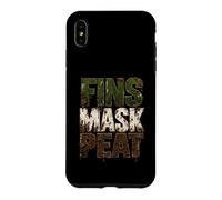 Custodia per iPhone XS Max Fins Mask Repeat Snorkel Bogs lo snorkeling nelle paludi