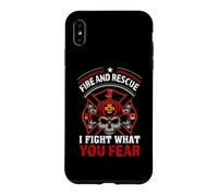 Custodia per iPhone XS Max Fire and Rescue I Fight What You Fear Brave Firefighter