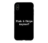 Custodia per iPhone XS Max Fish & Chips Chiunque? Divertente chip e pesce