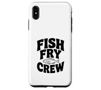 Custodia per iPhone XS Max Fish Fry Crew Amanti della pesca Fun Team