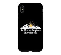 Custodia per iPhone XS Max For I Know the Plans I Have For You Bible Jeremiah 29:11 God