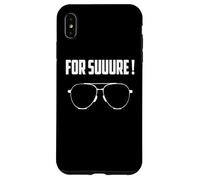 Custodia per iPhone XS Max For Sure Emmanuel Macron Occhiali