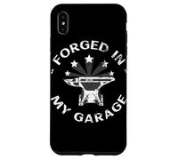 Custodia per iPhone XS Max Forged In My Garage Divertente Blacksmith Metalworking Anvil Regalo