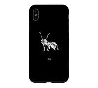 Custodia per iPhone XS Max Formica - Legno Rosso - Insetto