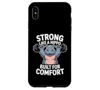 Custodia per iPhone XS Max Forte come un ippopotamo costruito per il comfort