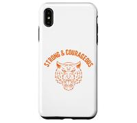 Custodia per iPhone XS Max Forte, coraggioso, non aver paura, JNF, Christian