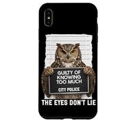 Custodia per iPhone XS Max Foto segnaletica Guilty of Knowing Too Much The Eyes Dont Lie