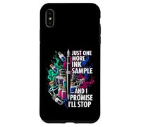 Custodia per iPhone XS Max Fountain Pen Just One More Ink Sample Calligraphy