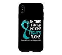 Custodia per iPhone XS Max Fragile X Sindrome Consapevolezza Nastro Speranza Famiglia Fighter
