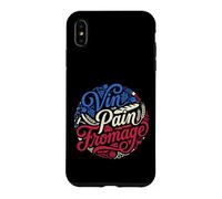 Custodia per iPhone XS Max Francese Vin Pain Fromage Bastille Day Cultura