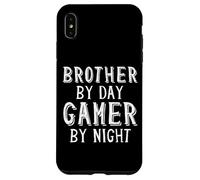Custodia per iPhone XS Max Fratello Di Giorno Gamer Di Notte Miglior Videogioco Sibling Bro