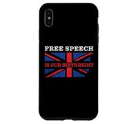 Custodia per iPhone XS Max Free Speech is Our Birthright - Anti-Woke Conservative Quote