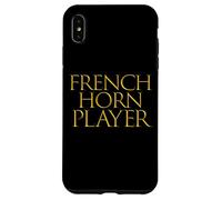 Custodia per iPhone XS Max French Horn Player Wind Brass Music Instrument - French Horn