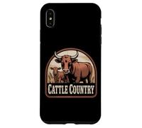 Custodia per iPhone XS Max Fresh Farm Milk Dairy Cow Calf Animal Cattle Farmer
