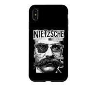 Custodia per iPhone XS Max Friedrich Nietzsche Nietzscheanism Divertente Pop Art Filosofia
