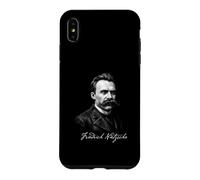 Custodia per iPhone XS Max Friedrich Nietzsche Philosopher Vintage Ritratto