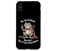 Custodia per iPhone XS Max Frog Meme Me No Problemo It Was All Problemo Funny Men Women