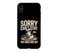 Custodia per iPhone XS Max Frog Sorry CanCant Stay, le vibrazioni sono spente