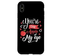 Custodia per iPhone XS Max Fruit Apple Eye Love Romantic Lovely Gift Idea Apple of eye