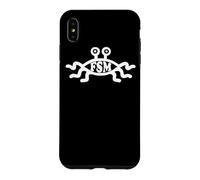 Custodia per iPhone XS Max FSM Mostro volante degli spaghetti Logo bianco Ateismo
