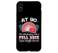 Custodia per iPhone XS Max Full Deck Compleanno Camicie 90° Compleanno Novant'anni