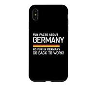 Custodia per iPhone XS Max Fun Facts about Germany no fun in Germania go back to work